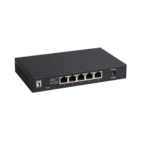 LevelOne 5-Port Unmanaged 2.5-Gigabit Ethernet Switch