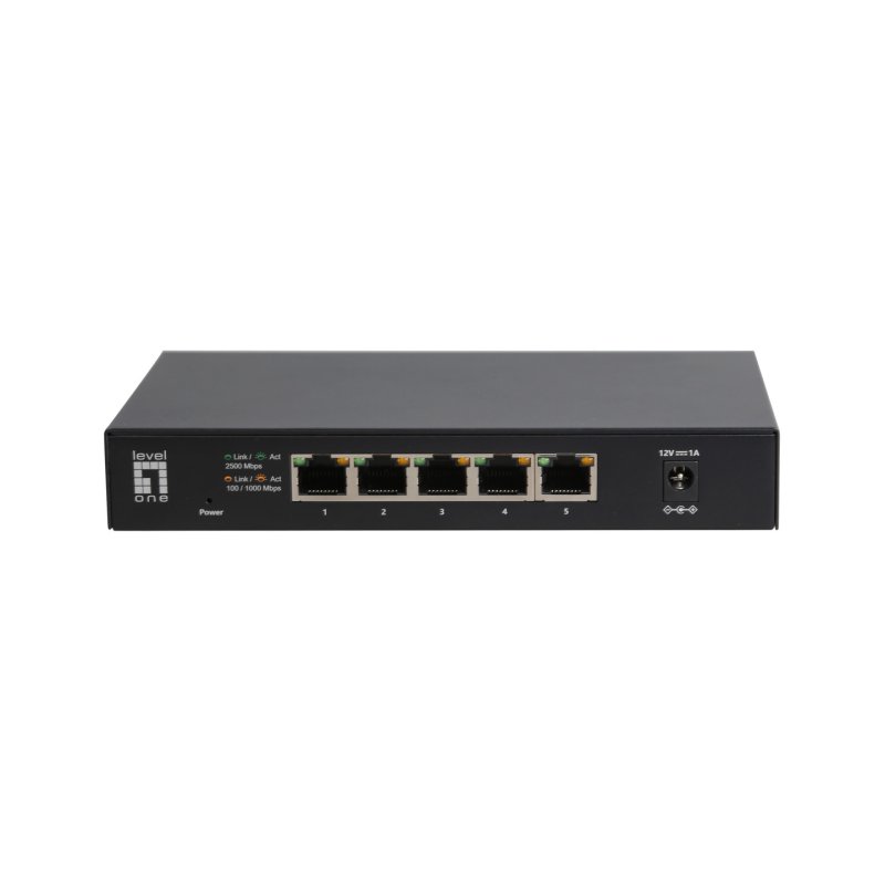 LevelOne 5-Port Unmanaged 2.5-Gigabit Ethernet Switch