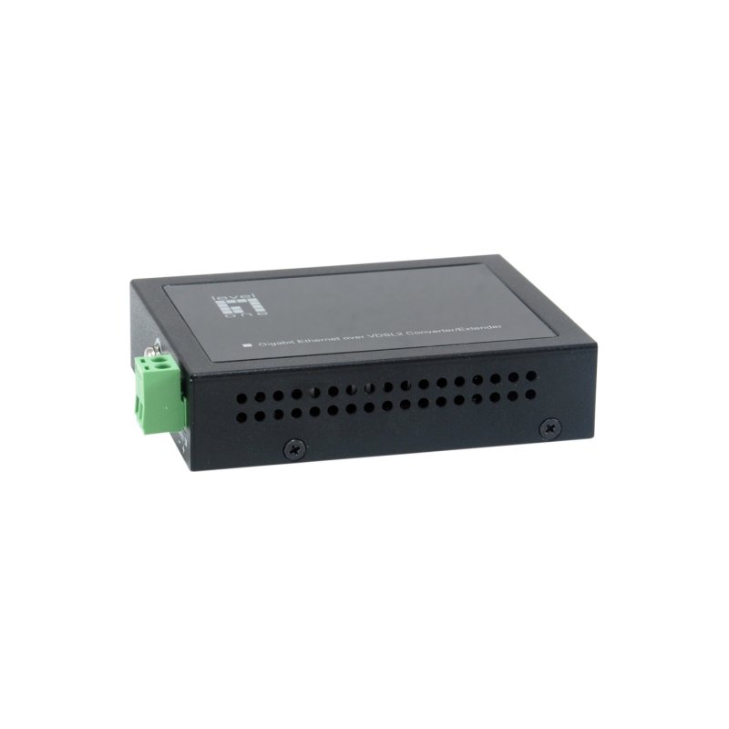 LevelOne VDS-2201 convertisseur de support réseau 1000 Mbit/s Noir