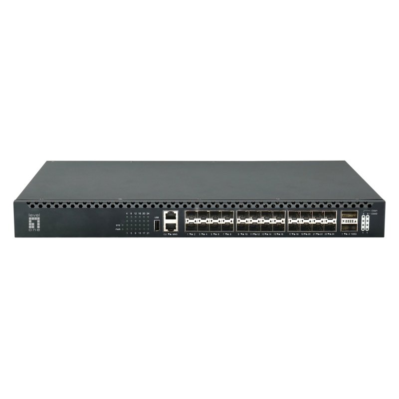 Switch 26x GE XQS-3126 2x40/100GbE 19" 185W 24xPoE