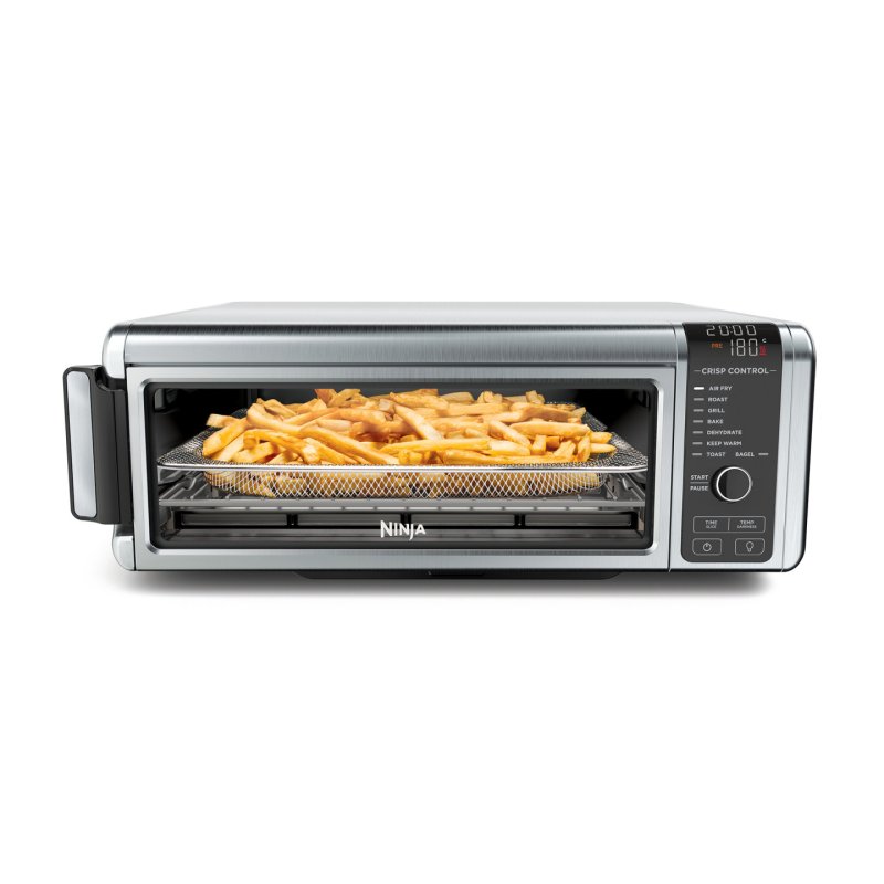 Ninja SP101 Single 10 L Stand-alone 2400 W Hot air fryer Black, Stainless steel