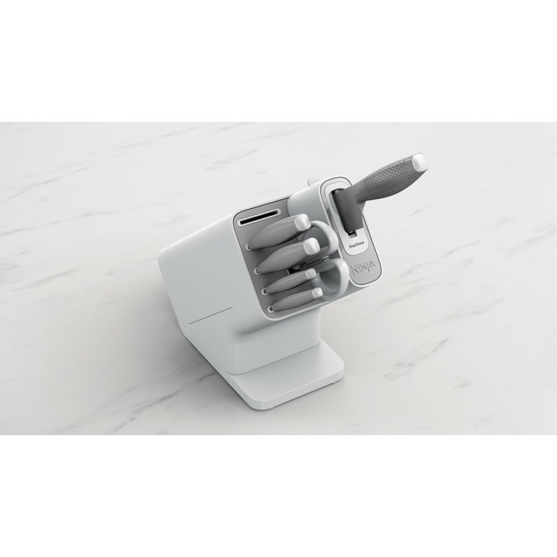 Ninja K62006EUWH StaySharp Messerblock mit Schärfer