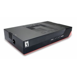 LevelOne GSW-0507 commutateur réseau Non-géré Gigabit Ethernet (10/100/1000) Noir, Rouge