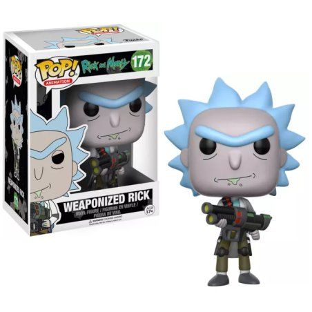 RICK & MORTY - Bobble Head POP N° 172 - Weaponized Rick