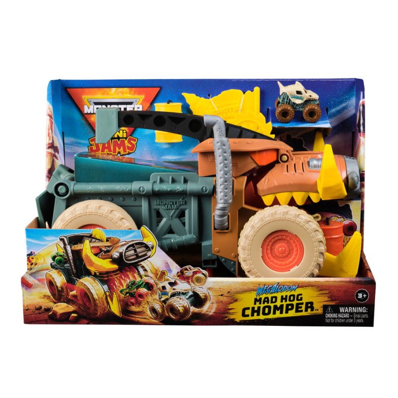 Monster Jam Megalodon Mad Hog Chomper & Monster Truck