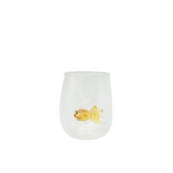 Winkee - Drinking Glasses - Handmade Glasses Goldfish