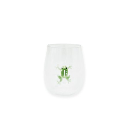 Winkee - Drinking Glasses - Handmade Glasses Frog