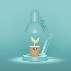 Winkee - Mini Plant Lamp