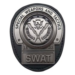 Batman réplique 1/1 The Dark Knight Gotham City SWAT Badge Limited Edition