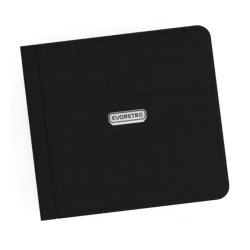 EVORETRO - Regular card binder with zipper 4x3 - Black