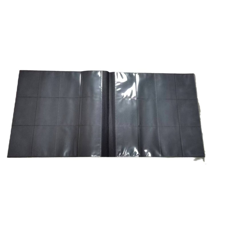 EVORETRO - Regular card binder with zipper 4x3 - Black