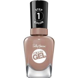 Sally Hansen Miracle Gel Nail Polish At-Home Gel Manicure Mocha Me Crazy Nude Shades 14.7ml