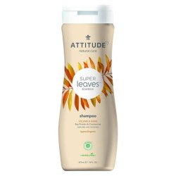 ATTITUDE Super Leaves Shampoo 473ml Shine & Volume Vegan Shampoo without Silicones, Sulfates, and Parabens -