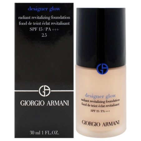Designer Glow Radiant Revitalizing Foundation SPF 15 PA Plus 1 oz by Giorgio Armani for Women
