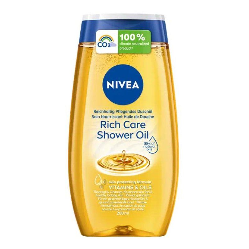 NIVEA 4005900972750 gel douche et nettoyant pour le corps 200 ml Huile de douche Unisexe