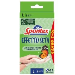 Spontex 8001700610300 cleaning glove Latex White Female L