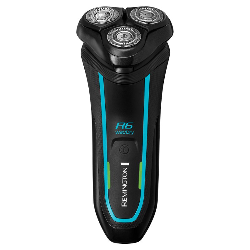 Remington R6 Aqua Men's Electric Shaver 100% Waterproof with Fold-out Detail and Long Hair Trimmer 60 Minute Lithium
