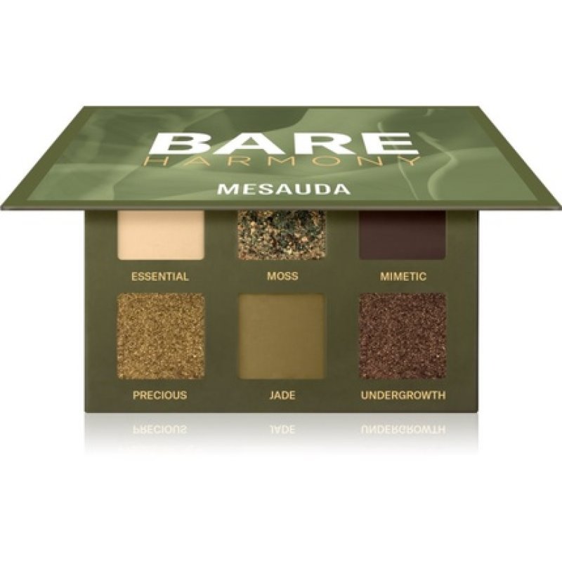 MESAUDA MILANO Bare Harmony Eyeshadow Palette No205 Hidden Green 6g