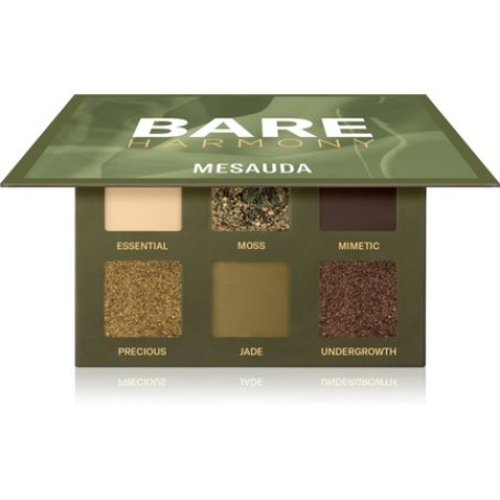 MESAUDA MILANO Bare Harmony Eyeshadow Palette No205 Hidden Green 6g