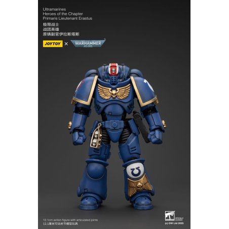 Warhammer 40k figurine 1/18 Ultramarines Heroes of the Chapter Primaris Lieutenant Erastus 20 cm