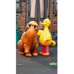 1, Rue Sésame pack 2 figurines ReAction Big Bird and Mr. Snuffleupagus 10 cm