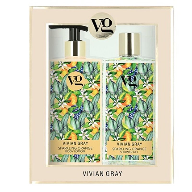 Vivian Gray Cosmetic Set Sparkling Orange Shower Gel And Body Lotion