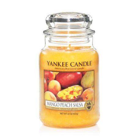 Yankee Candle 1114681E bougie en cire Rond Mango Jaune 1 pièce(s)