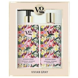 Vivian Gray Sensual Jasmine Shower Gel And Body Lotion Cosmetic Set