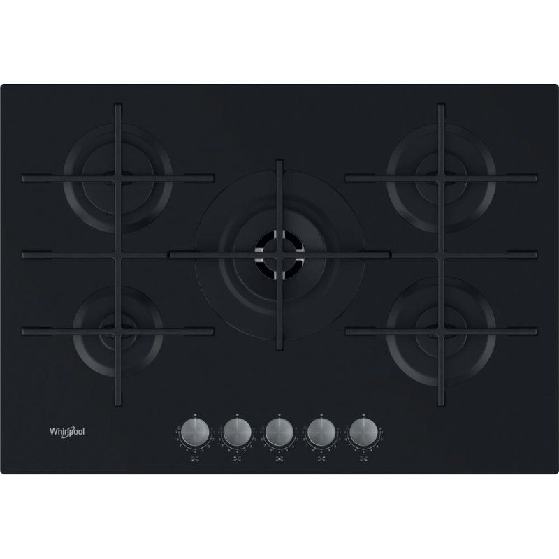 Whirlpool AKWL 728/NB Noir Intégré 75 cm Gaz 5 zone(s)