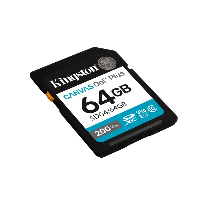 Card Kingston Canvas Go Plus SD 64GB