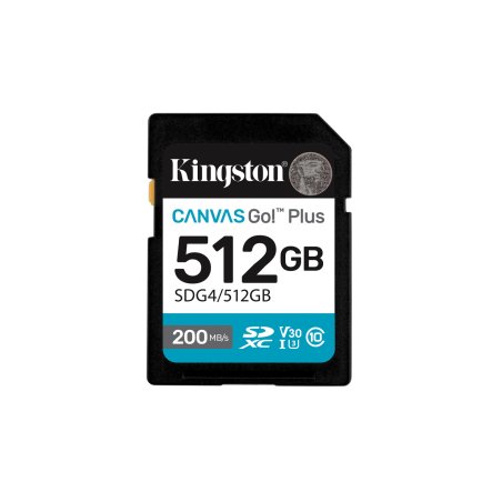Card Kingston Canvas Go Plus SD 512GB