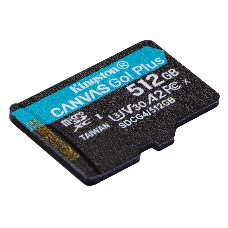 Card Kingston Canvas Go Plus MicroSD ADP 512GB