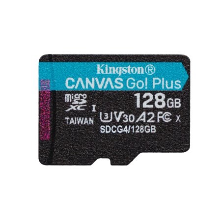 Card Kingston Canvas Go Plus MicroSD 128GB