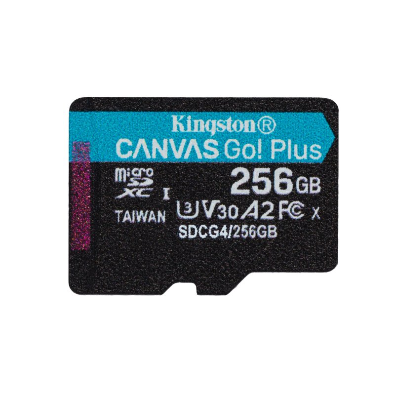 Card Kingston Canvas Go Plus MicroSD 256GB