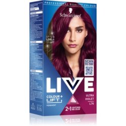 Schwarzkopf LIVE Colour Lift Permanent Hair Color - L76 Ultra Violet, 1 piece