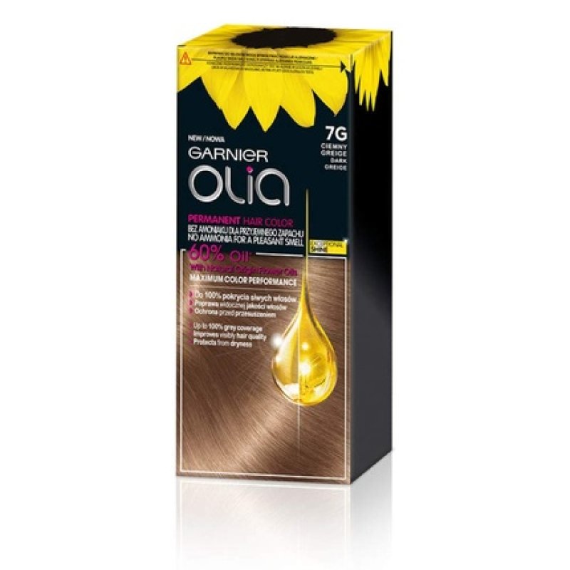 Garnier Olia Hair Color No.7G Dark Greige