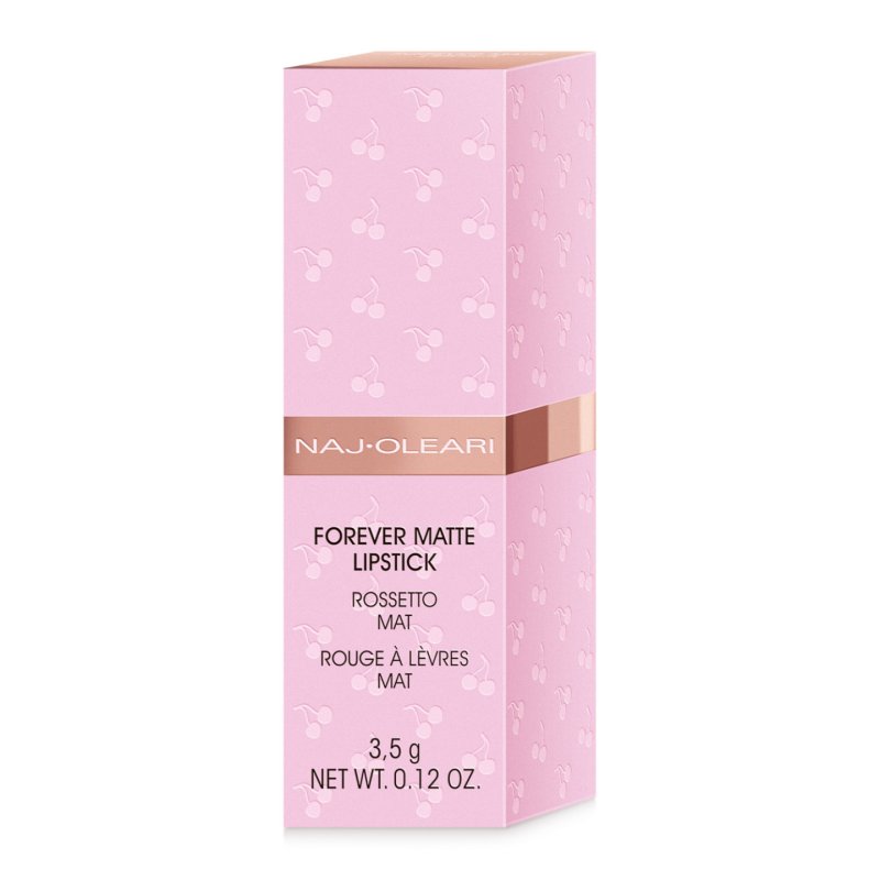 NAJ-OLEARI Forever Matte Lipstick Makeup Face Woman 01 Beige Rose