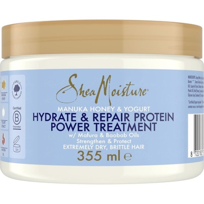 SheaMoisture Manuka Honey & Yoghurt Hydrate & Repair Multi-Action Power Protein Treatment