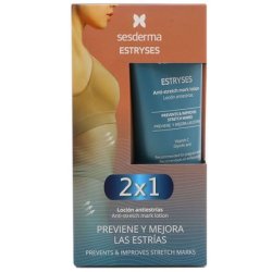 Sesderma Estryses Stretch Mark Lotion Skin Care Body Stretch Mark Cream 200ml - Pack of 2