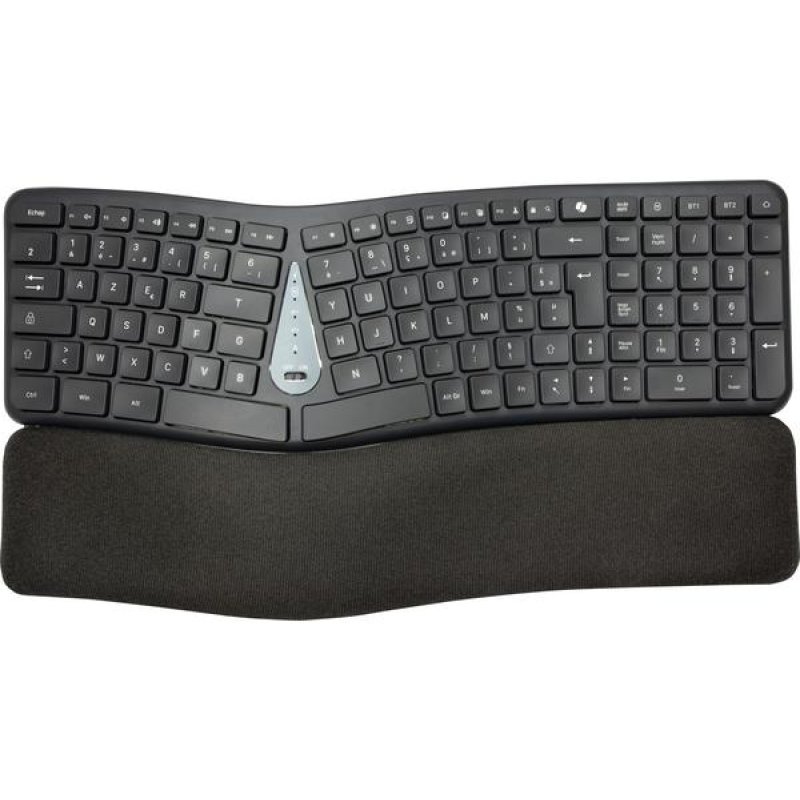 DACOMEX Ergonomic keyboard K400-WE-FR ecologic AZERTY wirele