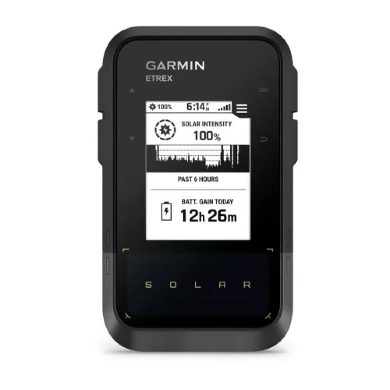 Garmin eTrex Solar navigateur À la main 5,49 cm (2.16") 141 g Noir, Gris