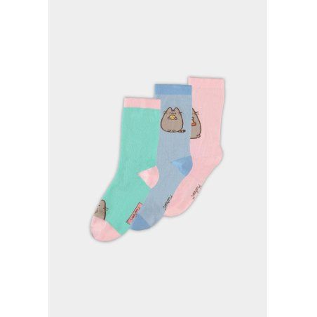 PUSHEEN - Pack de 3 paires de chaussettes (T35-38)