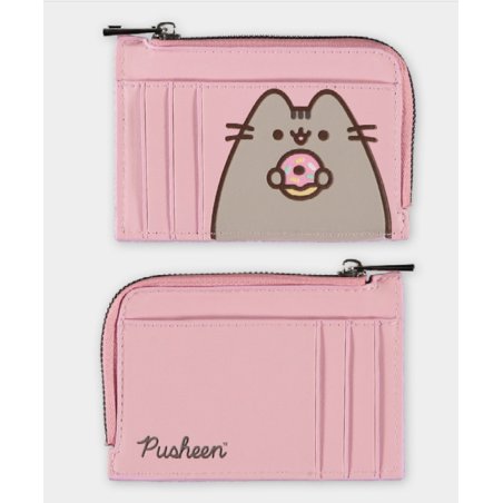 PUSHEEN - Porte-Cartes Rose