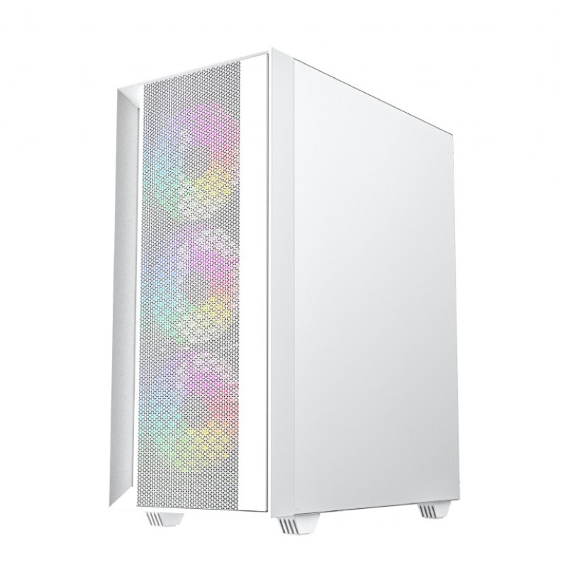 Gembird Fornax 4000W ARGB gaming ATX computer case Midi Tower backlight White