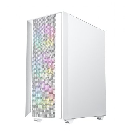 Gembird Fornax 4000W ARGB gaming ATX computer case Midi Tower backlight White