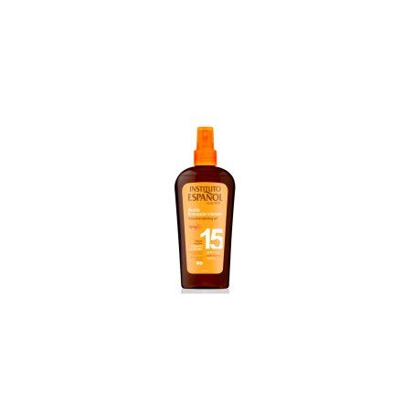 INSTITUTO ESPAÑOL SOL. ACEITE PROTECCION SOLAR BRONCEADORA SPF15 SPRAY 250 ML