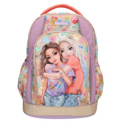 Topmodel - School Backpack GIRL POWER - Beige, Lilac, and Coral (413285)
