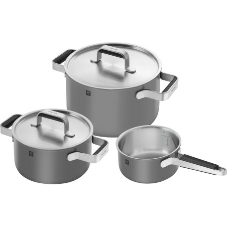 Zwilling - Pure Pots and pans set - Gray - 3-pcs