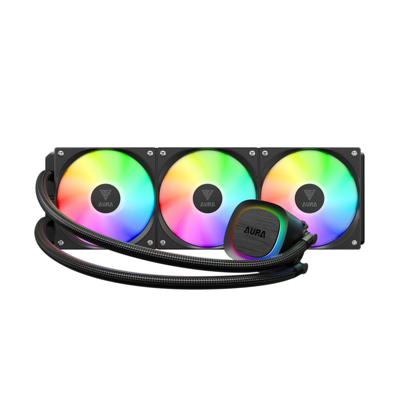 Kit Watercooling AIO Gamdias Aura GL V2 RGB - 360mm (Noir)