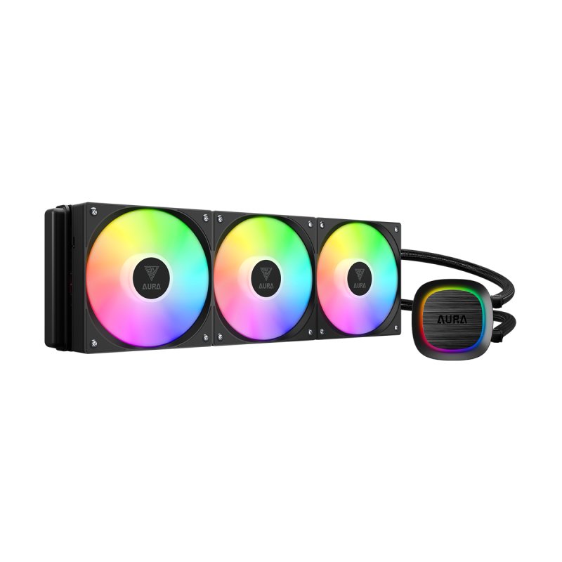 Kit Watercooling AIO Gamdias Aura GL V2 RGB - 360mm (Noir)